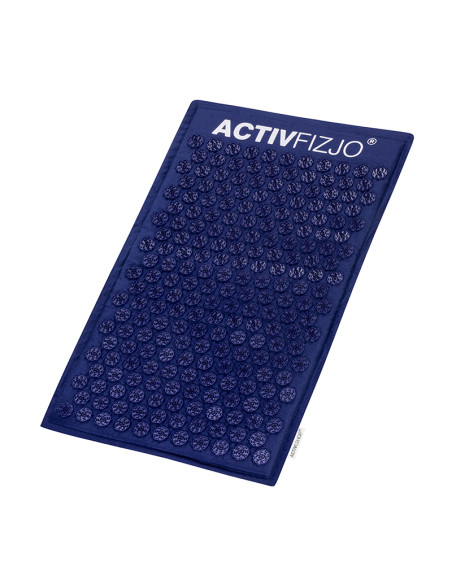 Activfizjo premium natural navy blue acupressure mat with a pillow