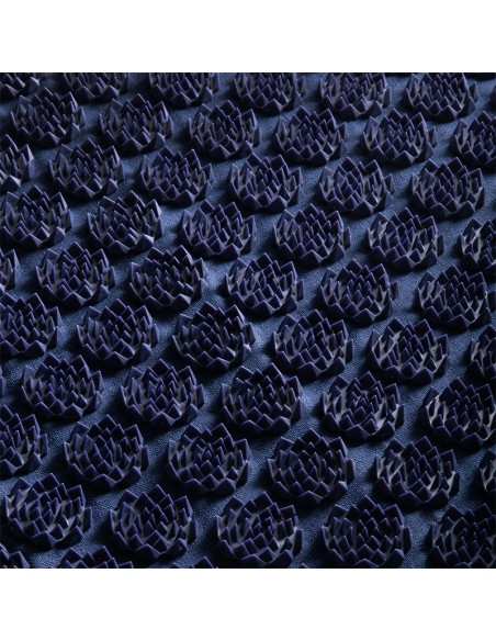 Activfizjo premium natural navy blue acupressure mat with a pillow
