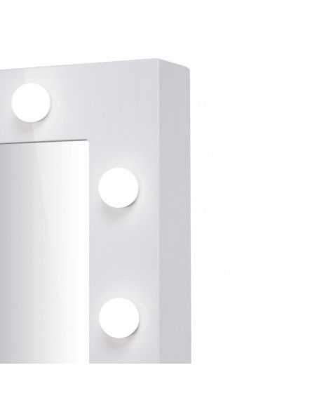 Diva Mirror White. Diva makeup mirror.