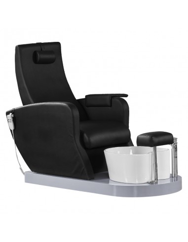 SPA ARMCHAIR FOR PEDICURE AZZURRO 016A BLACK WITH HYDROMASSAGE