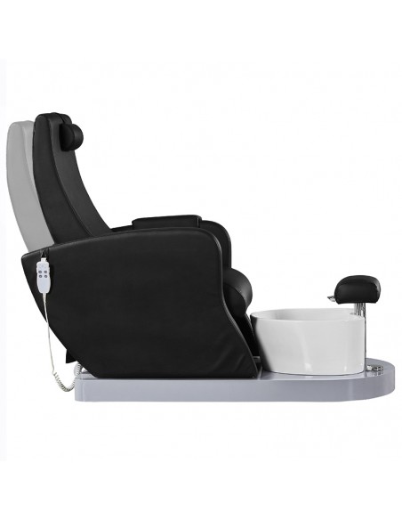 SPA ARMCHAIR FOR PEDICURE AZZURRO 016A BLACK WITH HYDROMASSAGE