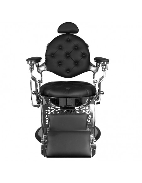 Gabbiano Barber Chair Giulio silver black