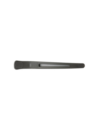 Clamps hairdressing clips for hair e-12b 6 pcs 11.5 cm gray