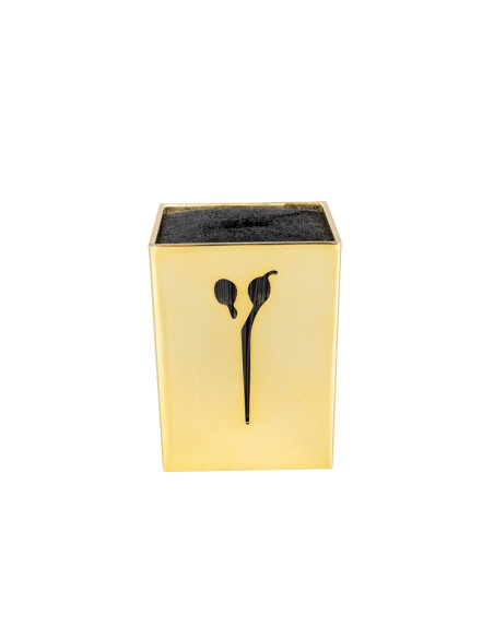 Gold scissors stand