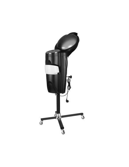 Gabbiano black standing hairdressing sauna with active ozone