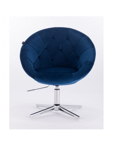 stylish blue chairs for beauty salon Hroove Salon Chair - Blue BFHR8516