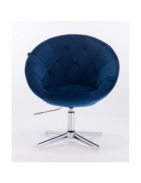 stylish blue chairs for beauty salon Hroove Salon Chair - Blue BFHR8516