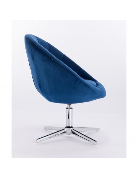stylish blue chairs for beauty salon Hroove Salon Chair - Blue BFHR8516