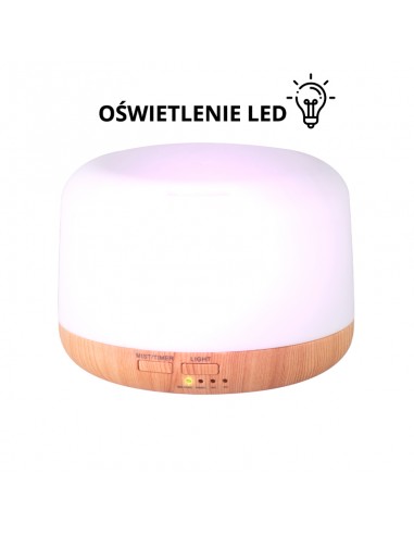 Aroma diffuser spa air humidifier 01 light wood 300ml + timer