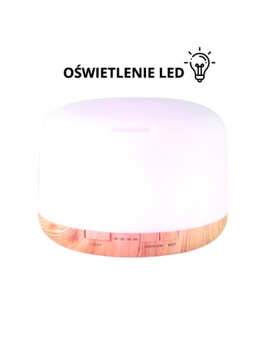 Aroma diffuser spa air humidifier 03 light wood 500ml + timer