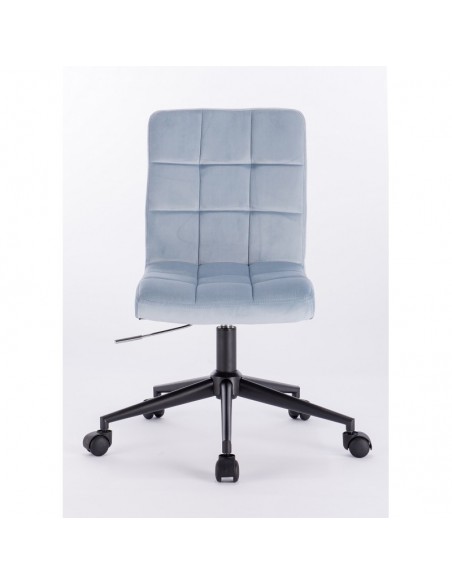 Light blue chairs on wheels for beauty salon. Hroove Salon Chair on Wheels - light blue BFHR7009K