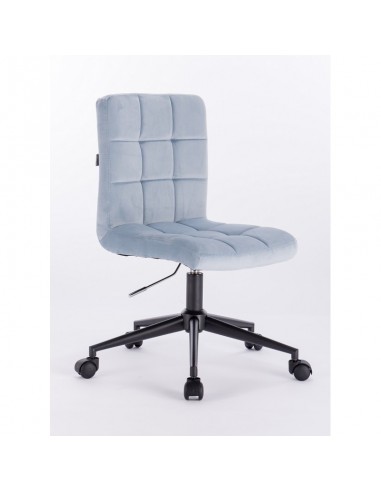 Light blue chairs on wheels for beauty salon. Hroove Salon Chair on Wheels - light blue BFHR7009K