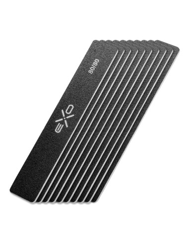 EXO WIDE STRAIGHT NAIL FILE 80/80 10 PCS