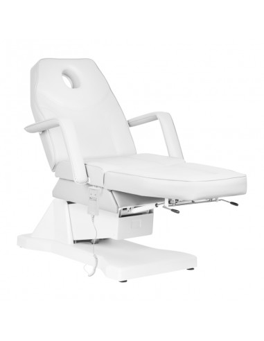 ELECTRIC COSMETIC CHAIR SOFT 1 MOTOR. WHITE