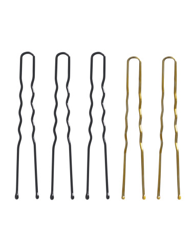 HAIRDRESSING BUNS FOR HAIR E-56 200 PCS. MIX