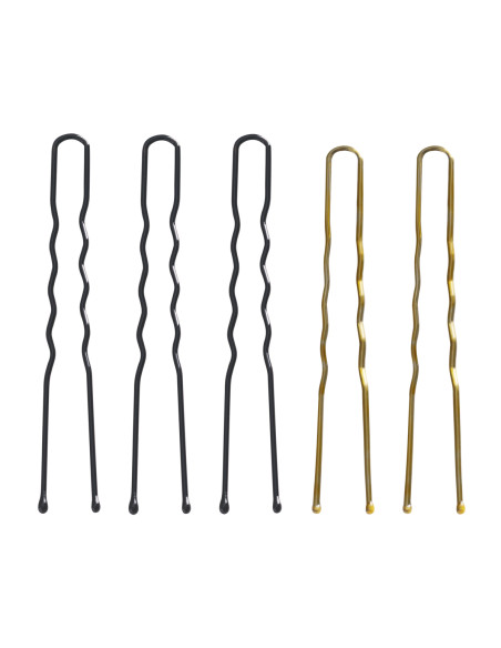 HAIRDRESSING BUNS FOR HAIR E-56 200 PCS. MIX