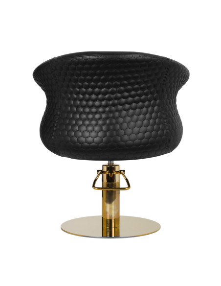 Gabbiano hairdressing chair Wersal gold black