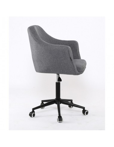Hroove Salon Chair - Grey classic salon chair on wheels Dublin Ireland BFHR830