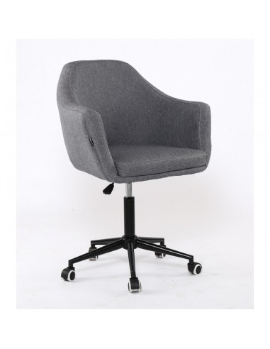 Hroove Salon Chair - Grey classic salon chair on wheels Dublin Ireland BFHR830
