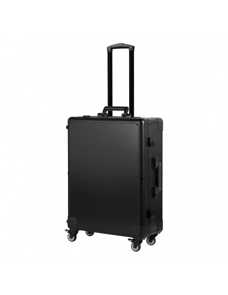 BOX PORTABLE STAND WITH BLACK SPEAKERS