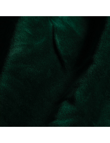 BOTTLE GREEN VELOUR SHEET