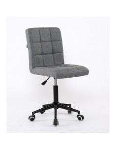 Hroove Salon Chair on Wheels - Grey chairs on wheels dublin BFHR1015K