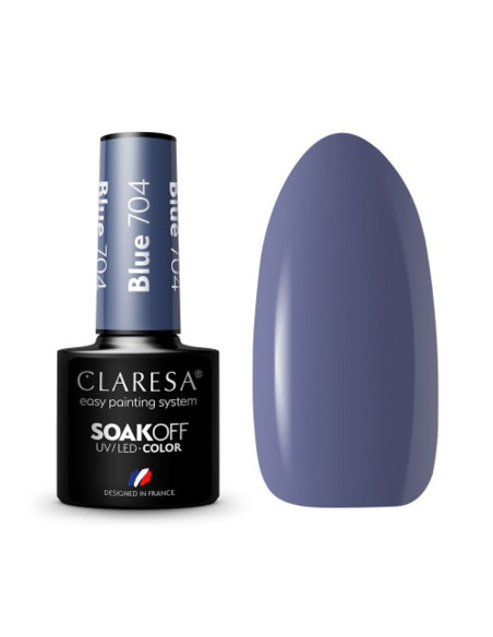 CLARESA Hybrid nail polish BLUE 704 -5g