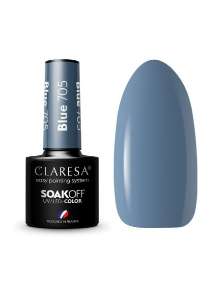 CLARESA Hybrid polish BLUE 705 -5g