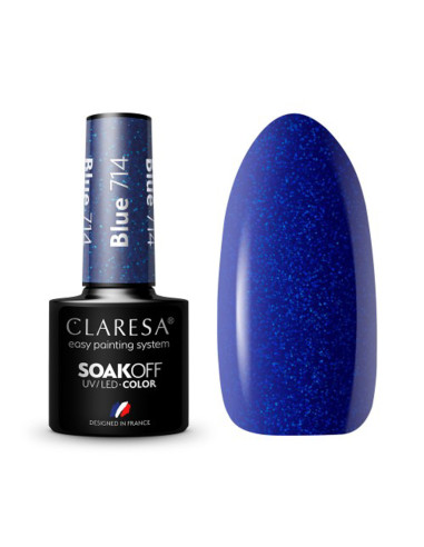 CLARESA Hybrid nail polish BLUE 714 -5g