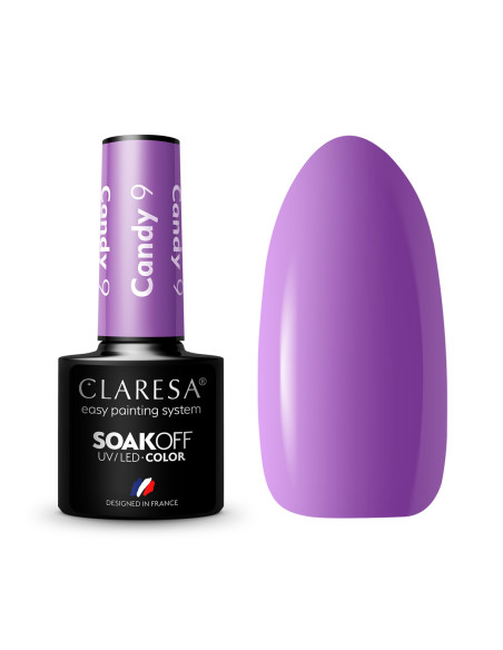 CLARESA Hybrid nail polish CANDY 9