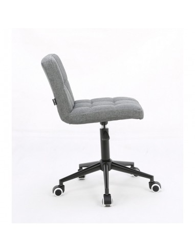 Hroove Salon Chair on Wheels - White chairs on wheels BFHR1015K