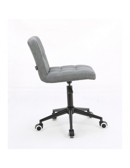Hroove Salon Chair on Wheels - White chairs on wheels BFHR1015K