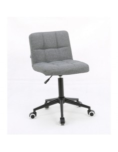 Hroove Salon Chair on Wheels - White chairs on wheels BFHR1015K