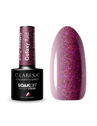 CLARESA Gel polish Galaxy Red 5g
