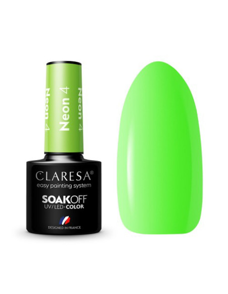 CLARESA Hybrid nail polish NEON 4 -5g