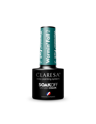 CLARESA Hybrid nail polish WARMIN "FALL 2 -5g