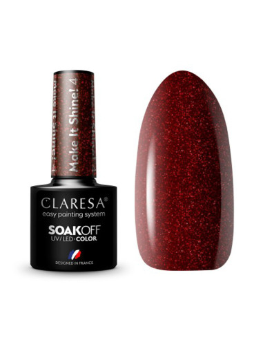 CLARESA Hybrid nail polish Make It Shine! 4 -5g