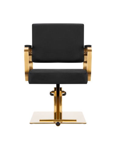 GABBIANO HAIRDRESSING CHAIR AVILA BLACK GOLD