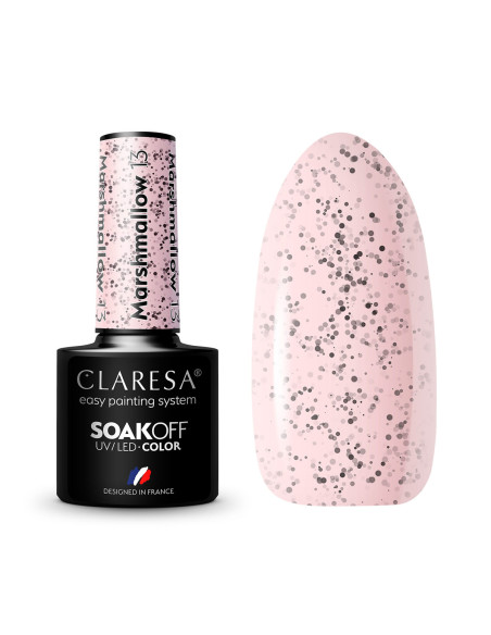 CLARESA hybrid polish MARSHMALLOW 13 5g