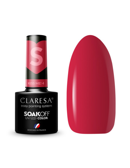 CLARESA hybrid polish Kiss Me! 4 -5g