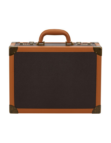 BARBER BROWN HAIRDRESSING SUITCASE