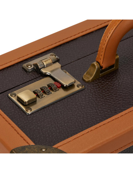 BARBER BROWN HAIRDRESSING SUITCASE