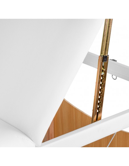 WOODEN FOLDING TABLE FOR MASSAGE COMFORT ACTIVFIZJO LUX 3 SECTIONS 190X70 WHITE