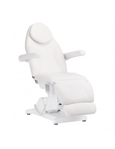 Sillon Basic electric cosmetic chair 3 motors white 