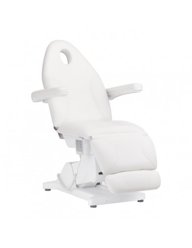 Sillon Basic electric cosmetic chair 3 motors white 