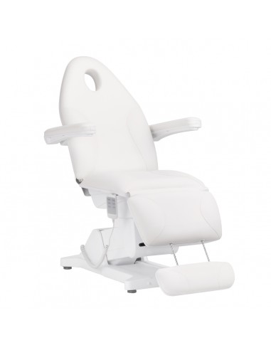 Sillon Basic electric cosmetic chair 3 motors white 