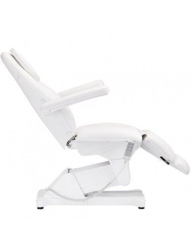 Sillon Basic electric cosmetic chair 3 motors white 
