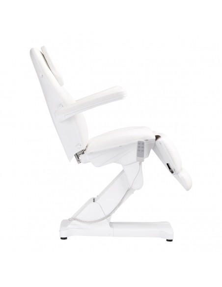 Sillon Basic electric cosmetic chair 3 motors white 
