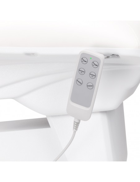 Sillon Basic electric cosmetic chair 3 motors white 
