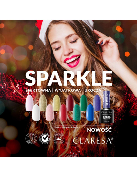 CLARESA Hybrid nail polish SPARKLE 11 -5g